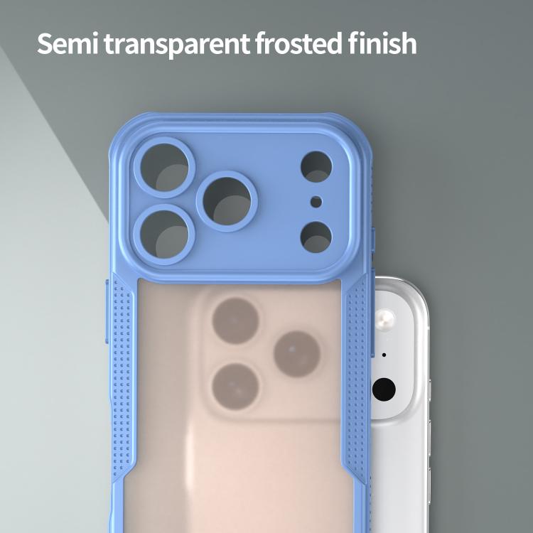 For iPhone 17 Pro Armor Glaze PC Hybrid TPU Phone Case