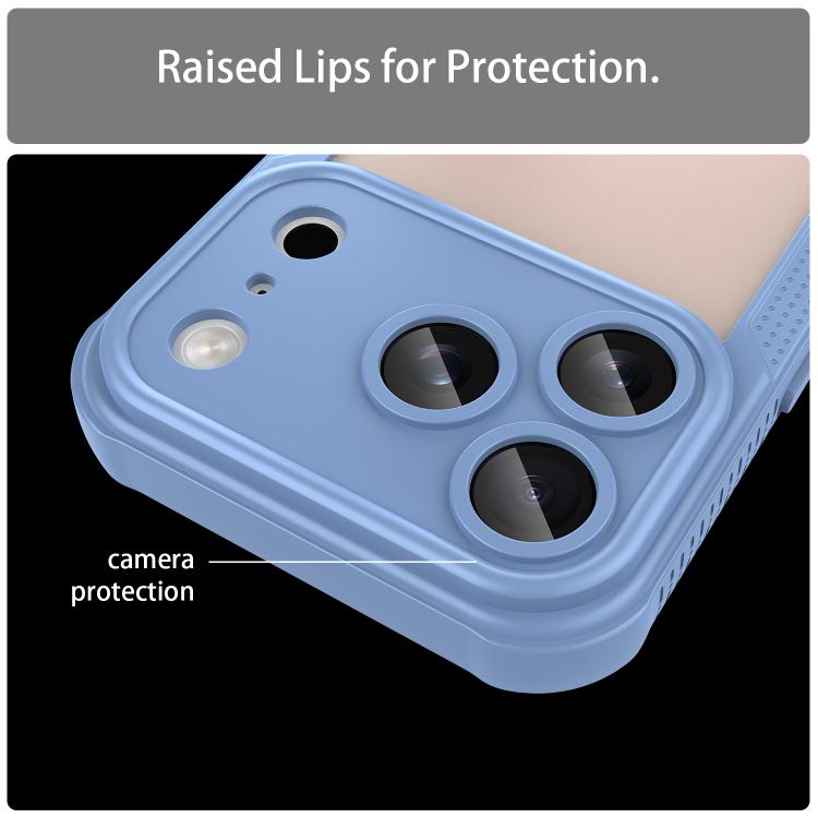 For iPhone 17 Pro Armor Glaze PC Hybrid TPU Phone Case