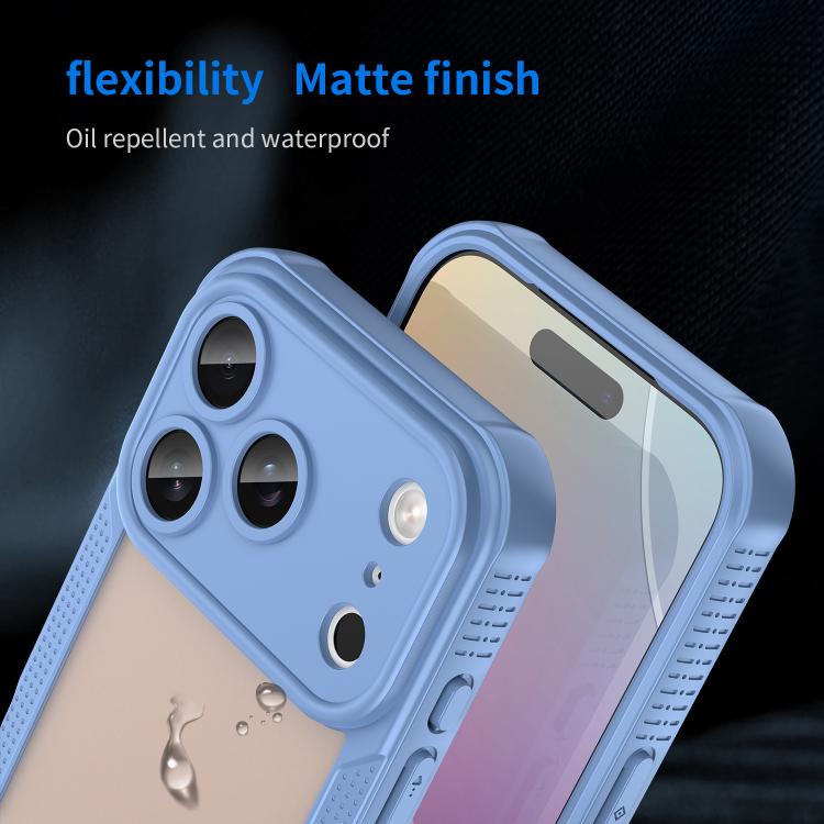 For iPhone 17 Pro Armor Glaze PC Hybrid TPU Phone Case