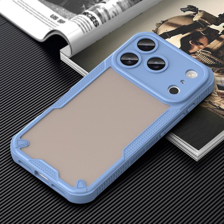 For iPhone 17 Pro Armor Glaze PC Hybrid TPU Phone Case