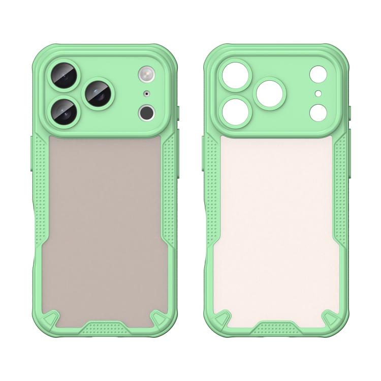 For iPhone 17 Pro Armor Glaze PC Hybrid TPU Phone Case