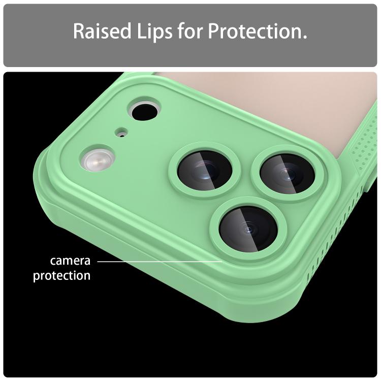 For iPhone 17 Pro Armor Glaze PC Hybrid TPU Phone Case