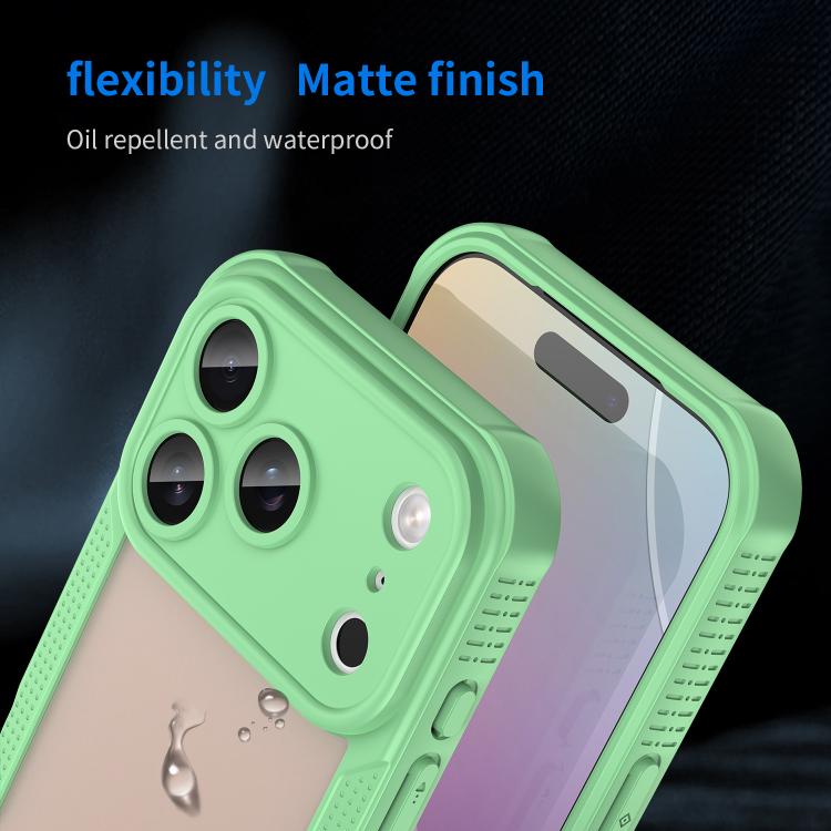 For iPhone 17 Pro Armor Glaze PC Hybrid TPU Phone Case
