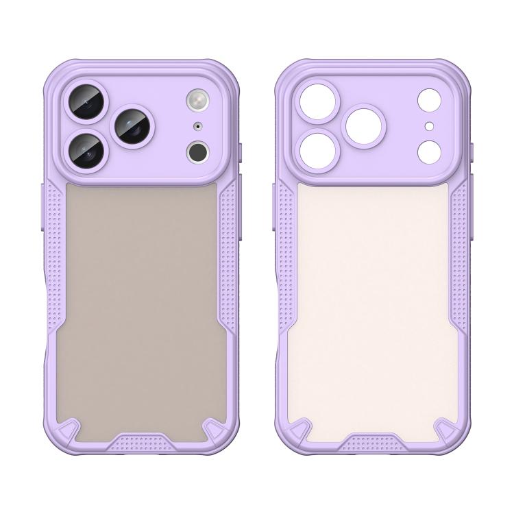 For iPhone 17 Pro Armor Glaze PC Hybrid TPU Phone Case