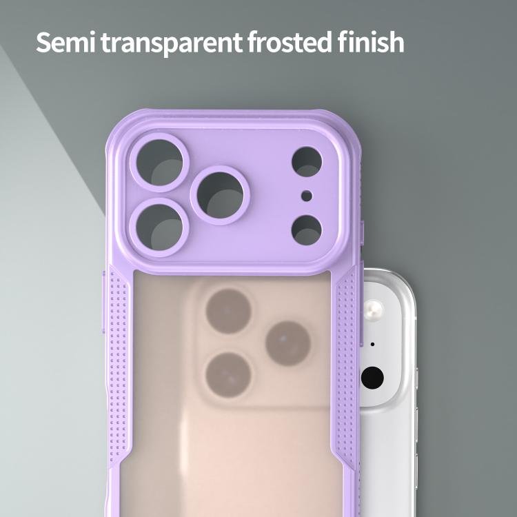 For iPhone 17 Pro Armor Glaze PC Hybrid TPU Phone Case