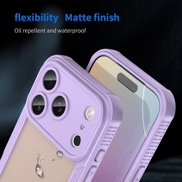 For iPhone 17 Pro Armor Glaze PC Hybrid TPU Phone Case