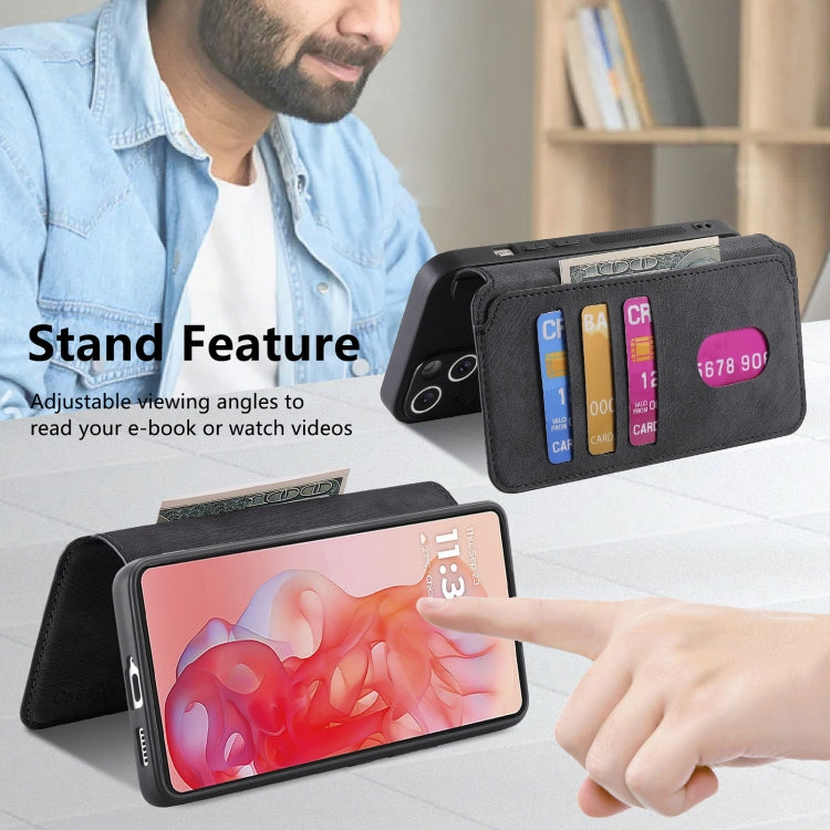 For Motorola Moto G Stylus 5G 2024 CaseNeo MagSafe RFID Anti-theft Retro Leather Phone Case
