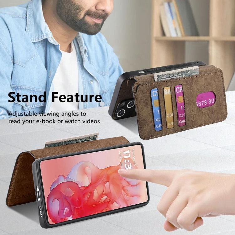 For Motorola Moto G Stylus 5G 2024 CaseNeo MagSafe RFID Anti-theft Retro Leather Phone Case