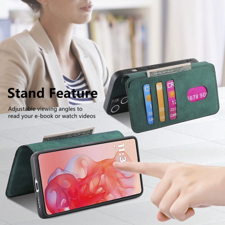 For Motorola Moto G Stylus 5G 2024 CaseNeo MagSafe RFID Anti-theft Retro Leather Phone Case