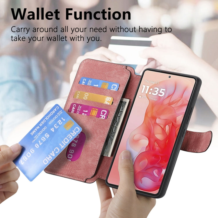 For Motorola Moto G Stylus 5G 2024 CaseNeo MagSafe RFID Anti-theft Retro Leather Phone Case