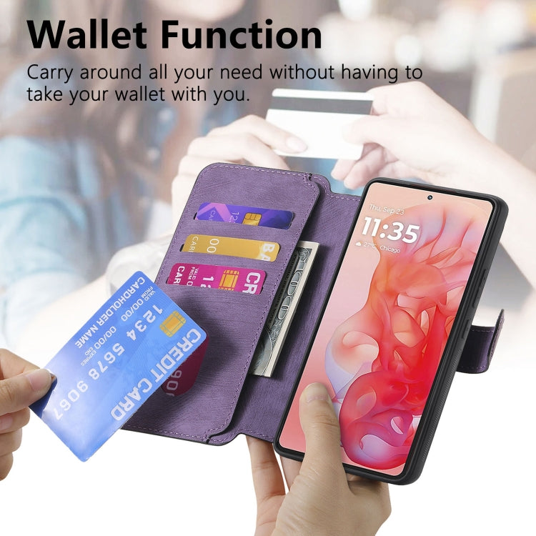 For Motorola Moto G Stylus 5G 2024 CaseNeo MagSafe RFID Anti-theft Retro Leather Phone Case