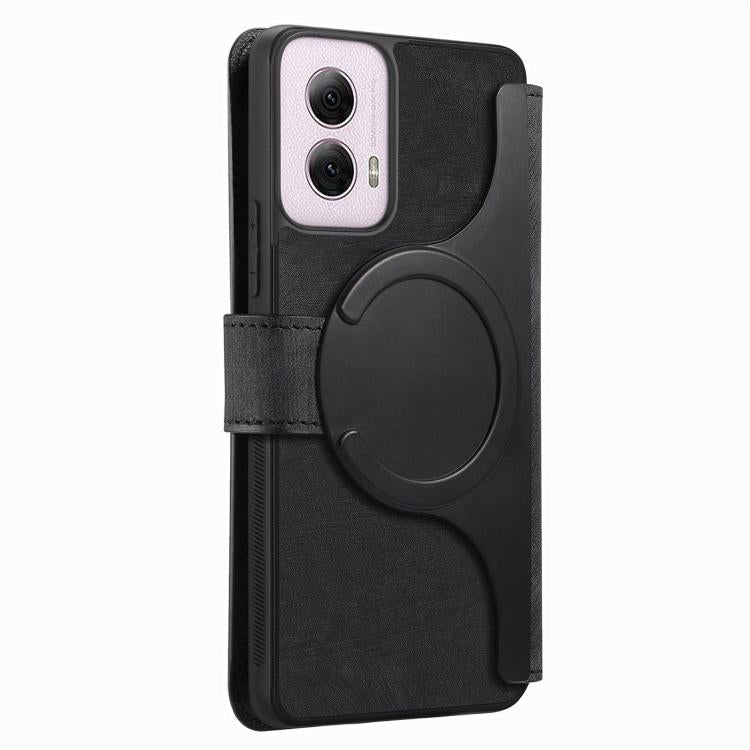 For Motorola Moto G Power 5G 2024 CaseNeo MagSafe RFID Anti-theft Retro Leather Phone Case