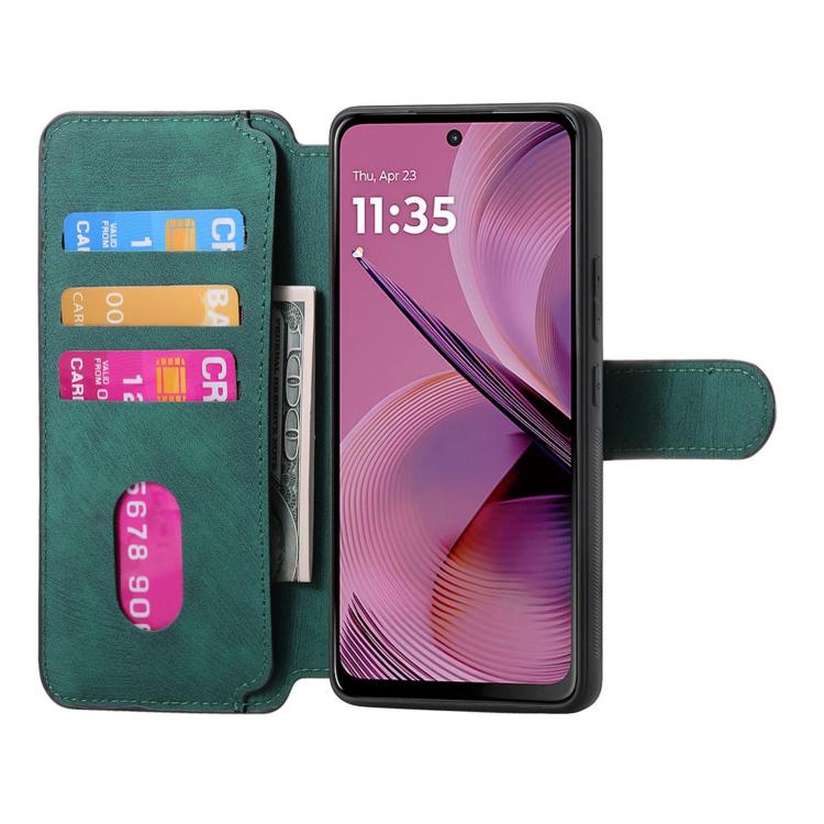 For Motorola Moto G35 CaseNeo MagSafe RFID Anti-theft Retro Leather Phone Case
