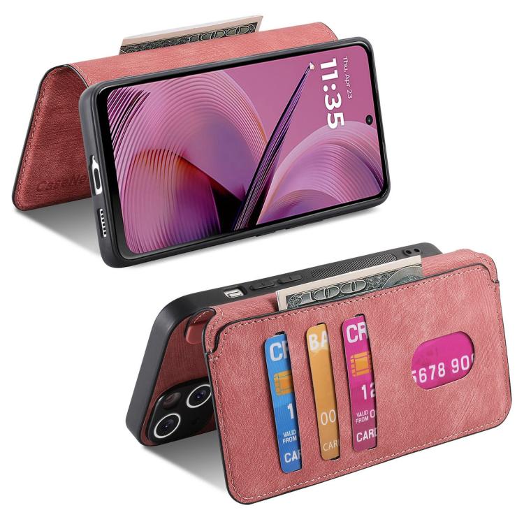 For Motorola Moto G35 CaseNeo MagSafe RFID Anti-theft Retro Leather Phone Case