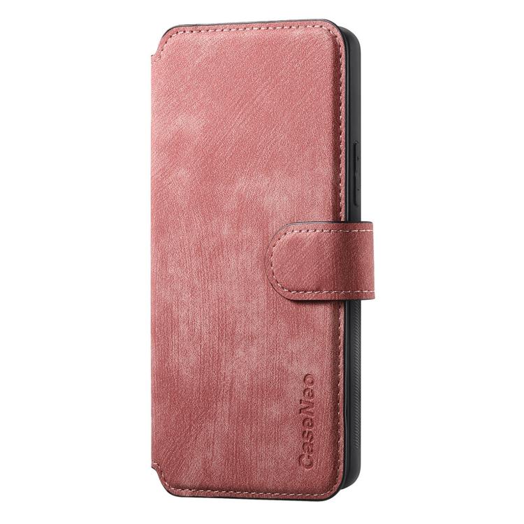 For Motorola Moto G55 CaseNeo MagSafe RFID Anti-theft Retro Leather Phone Case