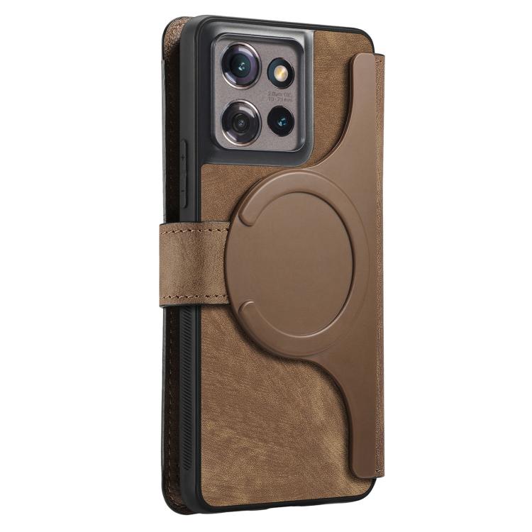For Motorola Edge 50 CaseNeo MagSafe RFID Anti-theft Retro Leather Phone Case