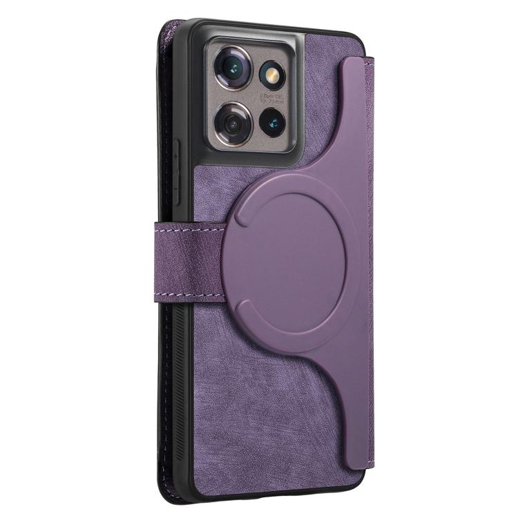 For Motorola Edge 50 CaseNeo MagSafe RFID Anti-theft Retro Leather Phone Case