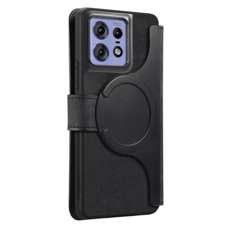 For Motorola Edge 50 Pro CaseNeo MagSafe RFID Anti-theft Retro Leather Phone Case