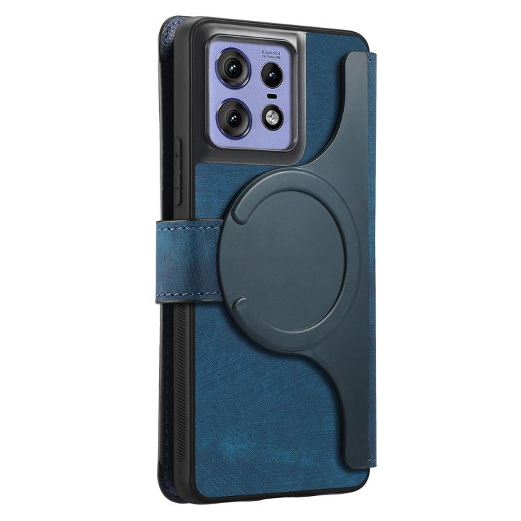 For Motorola Edge 50 Pro CaseNeo MagSafe RFID Anti-theft Retro Leather Phone Case