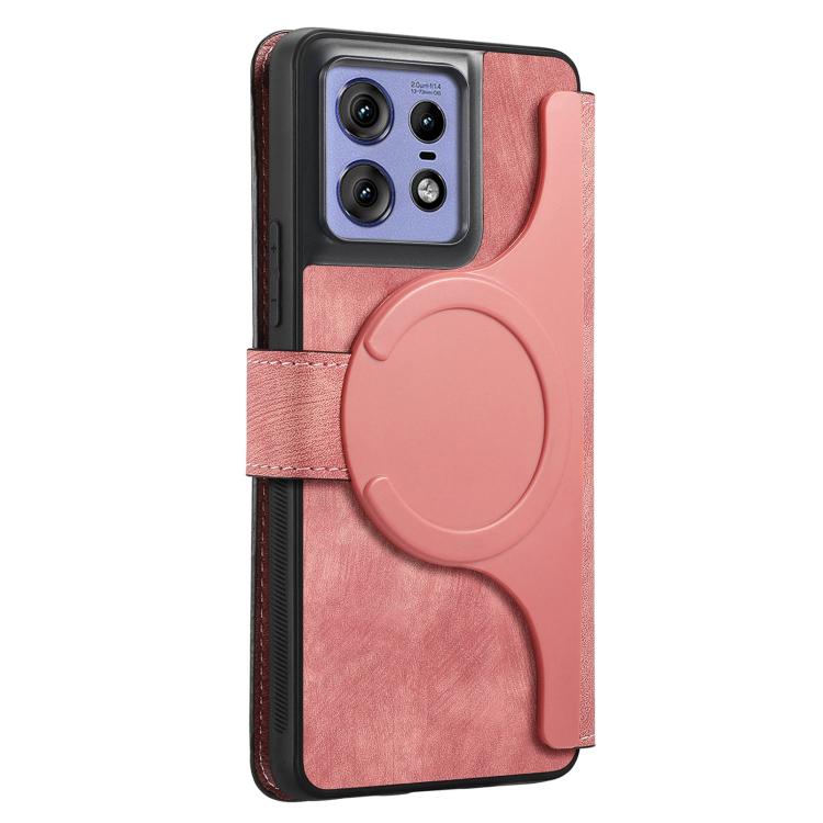 For Motorola Edge 50 Pro CaseNeo MagSafe RFID Anti-theft Retro Leather Phone Case