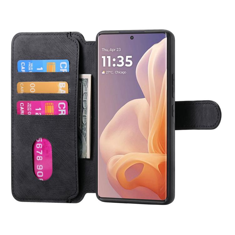For Motorola Moto G85 CaseNeo MagSafe RFID Anti-theft Retro Leather Phone Case