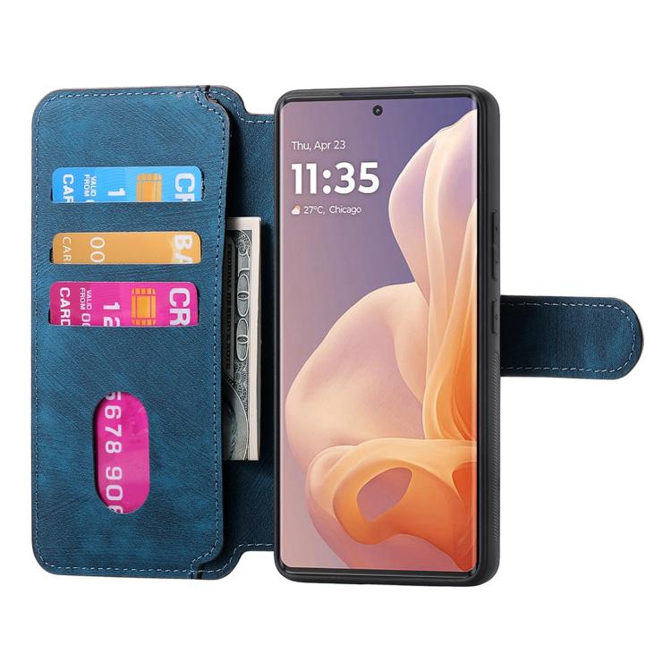 For Motorola Moto G85 CaseNeo MagSafe RFID Anti-theft Retro Leather Phone Case