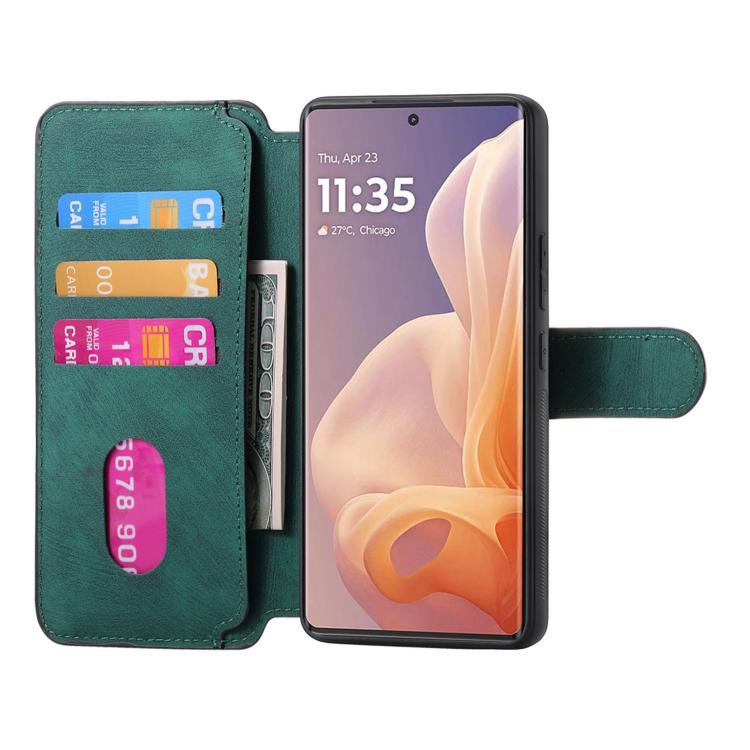 For Motorola Moto G85 CaseNeo MagSafe RFID Anti-theft Retro Leather Phone Case
