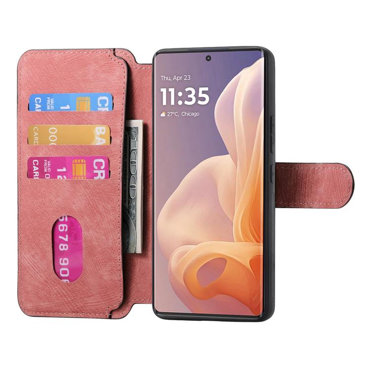 For Motorola Moto G85 CaseNeo MagSafe RFID Anti-theft Retro Leather Phone Case