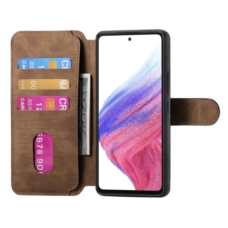 For Motorola Moto G85 EU CaseNeo MagSafe RFID Anti-theft Retro Leather Phone Case