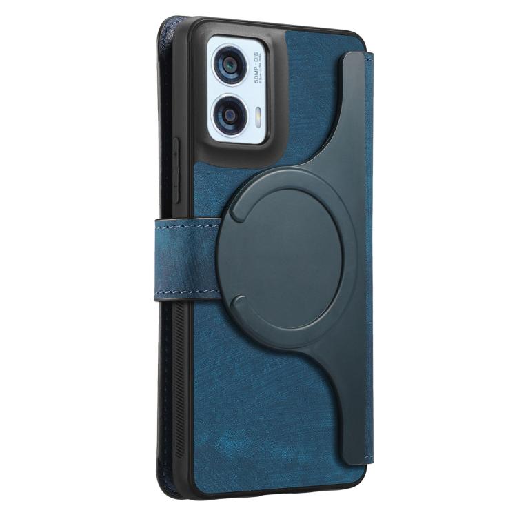For Motorola Moto G85 EU CaseNeo MagSafe RFID Anti-theft Retro Leather Phone Case