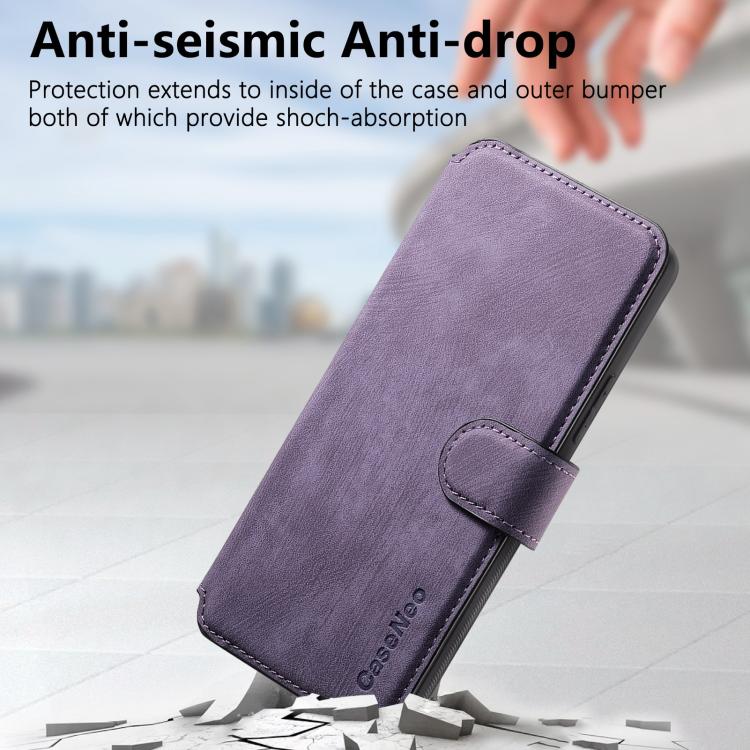 For Motorola Moto G85 EU CaseNeo MagSafe RFID Anti-theft Retro Leather Phone Case
