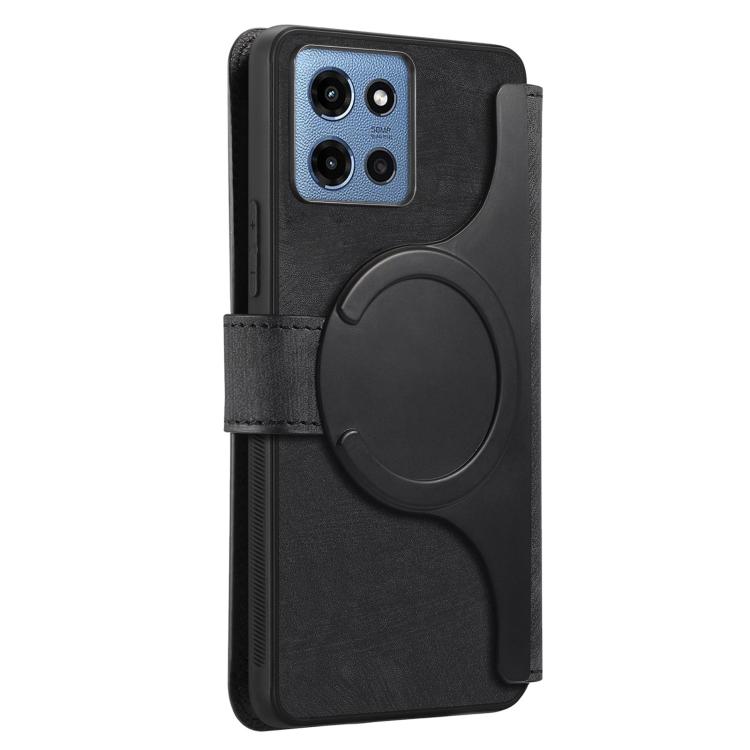 For Motorola Moto G 2025 CaseNeo MagSafe RFID Anti-theft Retro Leather Phone Case