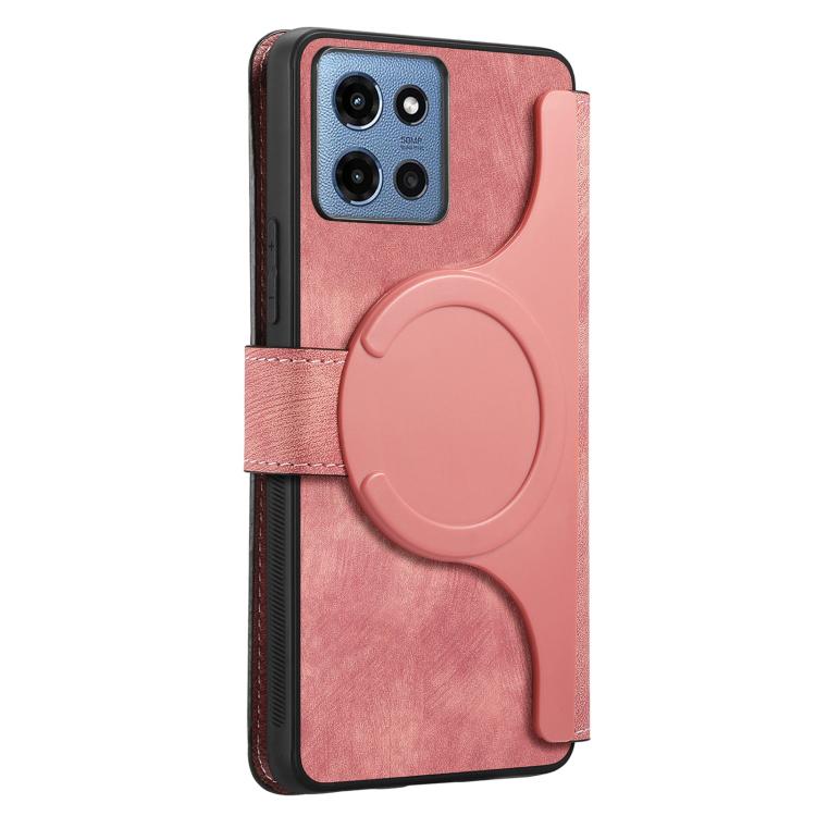 For Motorola Moto G 2025 CaseNeo MagSafe RFID Anti-theft Retro Leather Phone Case