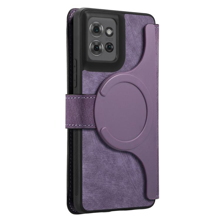 For Motorola Moto G Power 2025 CaseNeo MagSafe RFID Anti-theft Retro Leather Phone Case