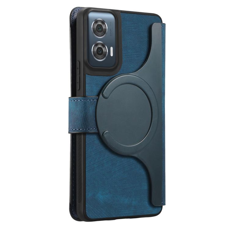 For Motorola Edge 50 Fusion CaseNeo MagSafe RFID Anti-theft Retro Leather Phone Case