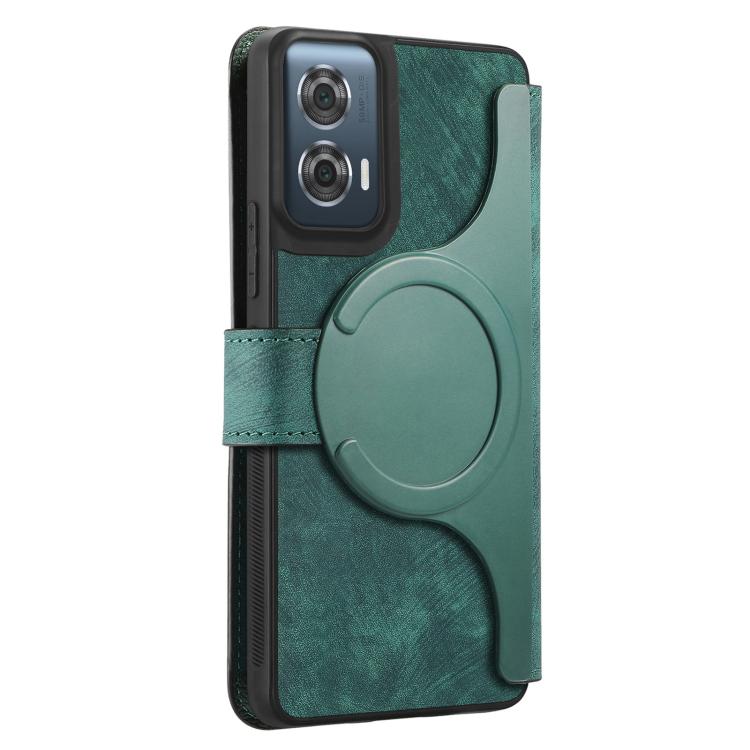 For Motorola Edge 50 Fusion CaseNeo MagSafe RFID Anti-theft Retro Leather Phone Case