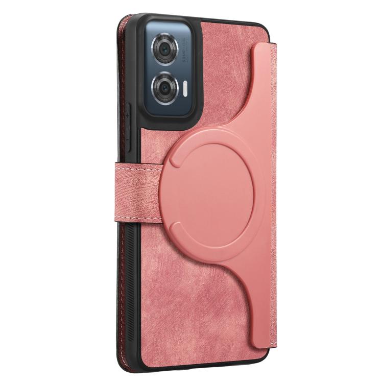 For Motorola Edge 50 Fusion CaseNeo MagSafe RFID Anti-theft Retro Leather Phone Case