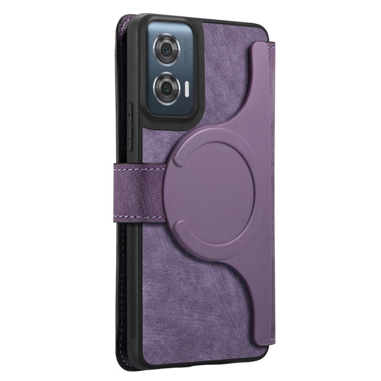 For Motorola Edge 50 Fusion CaseNeo MagSafe RFID Anti-theft Retro Leather Phone Case