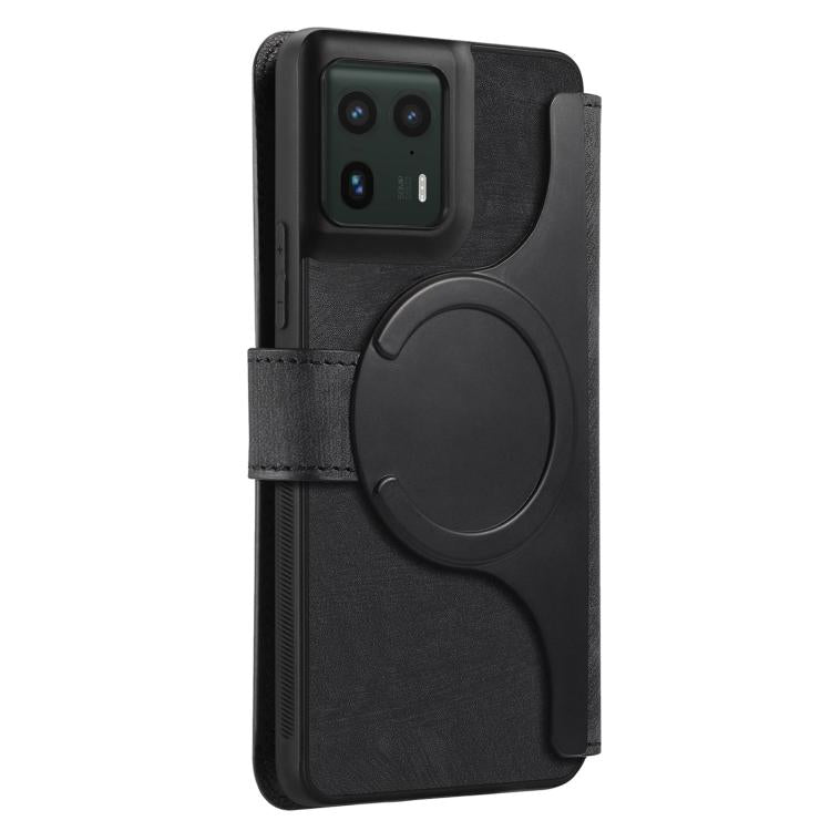 For Motorola Edge 50 Ultra CaseNeo MagSafe RFID Anti-theft Retro Leather Phone Case
