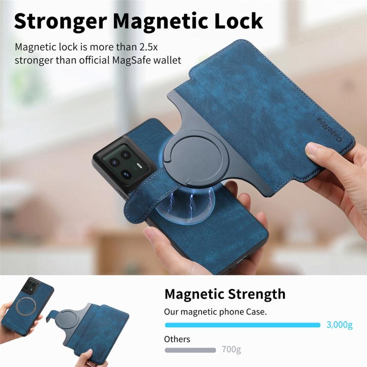 For Motorola Edge 50 Ultra CaseNeo MagSafe RFID Anti-theft Retro Leather Phone Case
