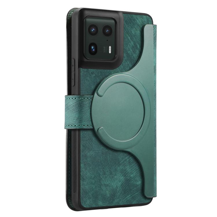 For Motorola Edge 50 Ultra CaseNeo MagSafe RFID Anti-theft Retro Leather Phone Case
