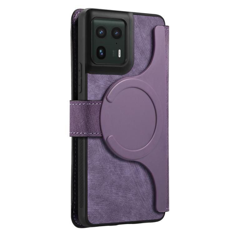 For Motorola Edge 50 Ultra CaseNeo MagSafe RFID Anti-theft Retro Leather Phone Case