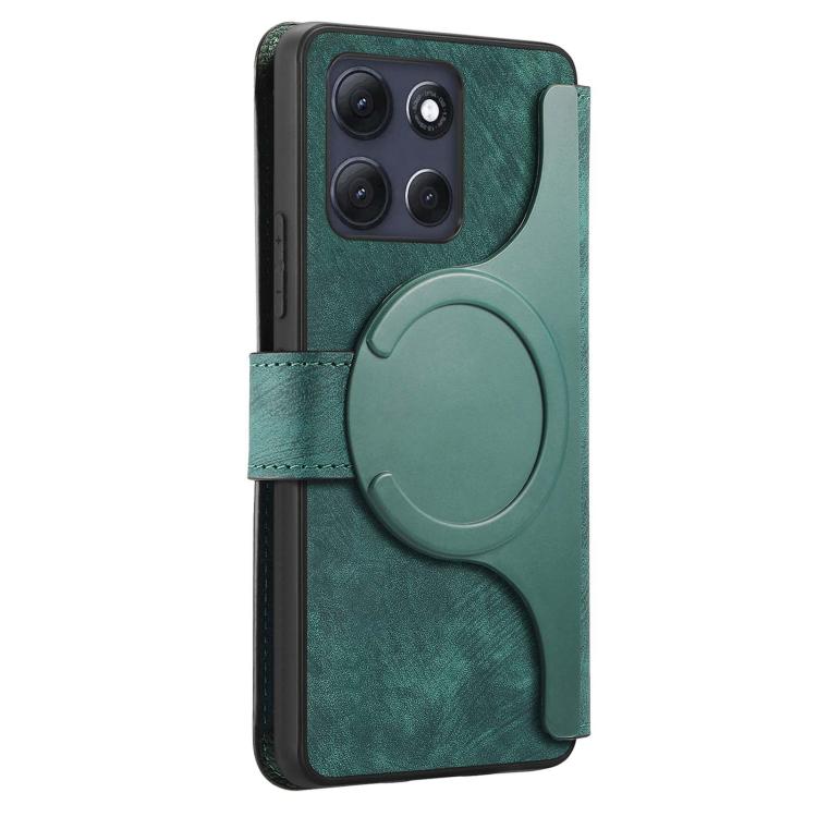 For Motorola Moto G86 Power CaseNeo MagSafe RFID Anti-theft Retro Leather Phone Case