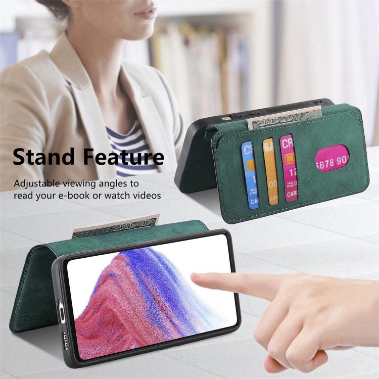For Motorola Moto G86 Power CaseNeo MagSafe RFID Anti-theft Retro Leather Phone Case