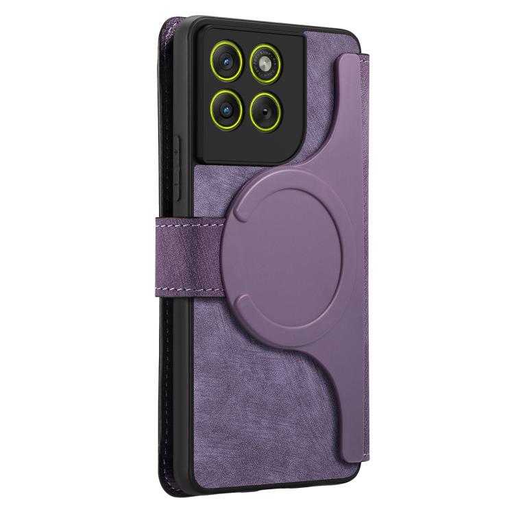 For Motorola Edge 70 5G CaseNeo MagSafe RFID Anti-theft Retro Leather Phone Case