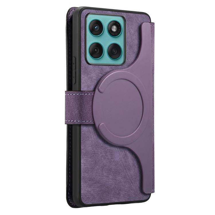 For Motorola Edge 60s / 60 Fusion CaseNeo MagSafe RFID Anti-theft Retro Leather Phone Case