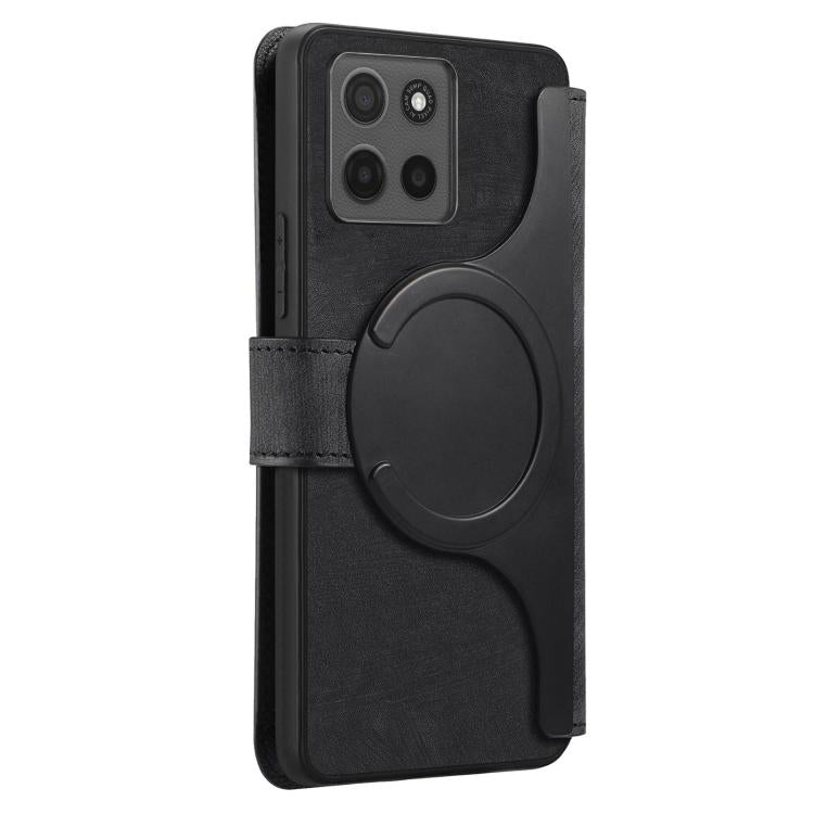 For Motorola Moto G56 5G CaseNeo MagSafe RFID Anti-theft Retro Leather Phone Case