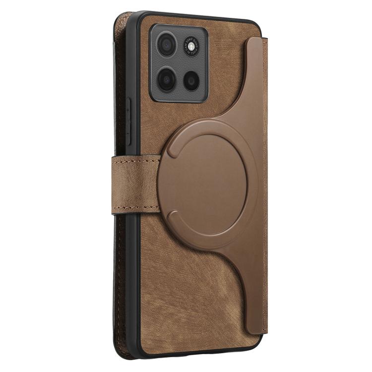 For Motorola Moto G86 5G CaseNeo MagSafe RFID Anti-theft Retro Leather Phone Case