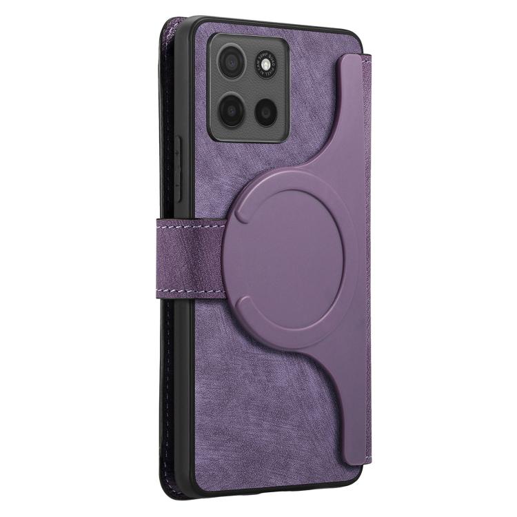 For Motorola Moto G86 5G CaseNeo MagSafe RFID Anti-theft Retro Leather Phone Case