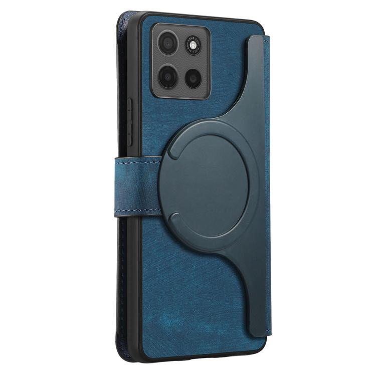 For Motorola Moto G Stylus 5G / Edge 60 Stylus CaseNeo MagSafe RFID Anti-theft Retro Leather Phone Case